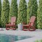 Flash Furniture White Poly Resin Adirondack Rocking Chairs, 2PK JJ-C14705-RED-2-GG - alternate 6